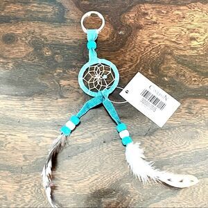 Dream catcher keychain with feathers